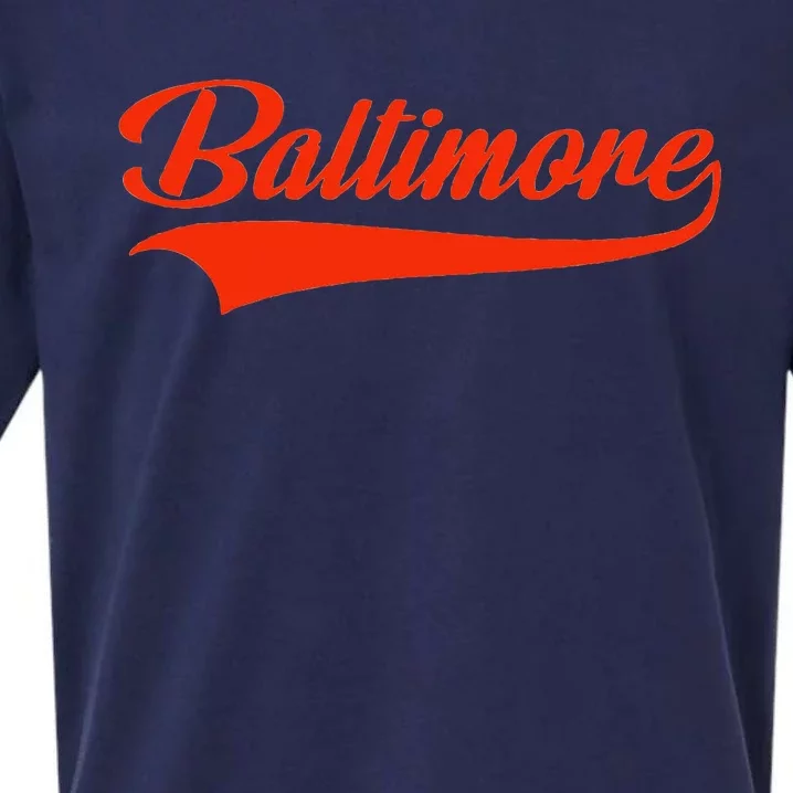 Baltimore Hometown Pride Md Throwback Design Classic Sueded Cloud Jersey T-Shirt