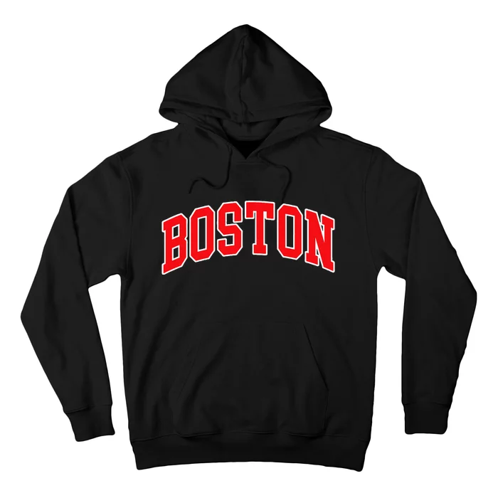 Boston Hometown Pride Throwback Design Print Classic Hoodie