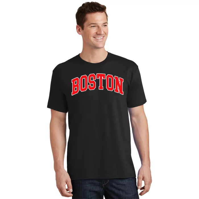 Boston Hometown Pride Throwback Design Print Classic T-Shirt