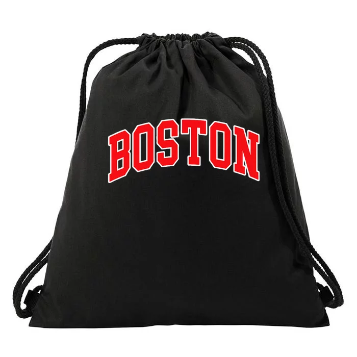 Boston Hometown Pride Throwback Design Print Classic Drawstring Bag