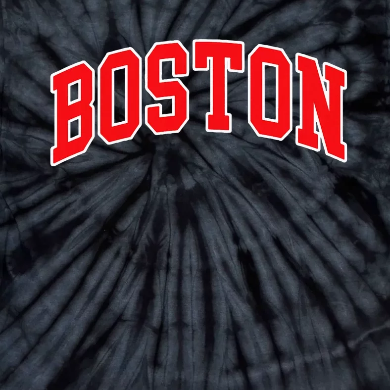 Boston Hometown Pride Throwback Design Print Classic Tie-Dye T-Shirt