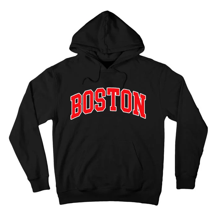 Boston Hometown Pride Throwback Design Print Classic Tall Hoodie