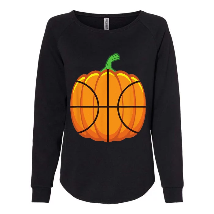 Basketball Halloween Pumpkin Thanksgiving Gift Womens California Wash Sweatshirt