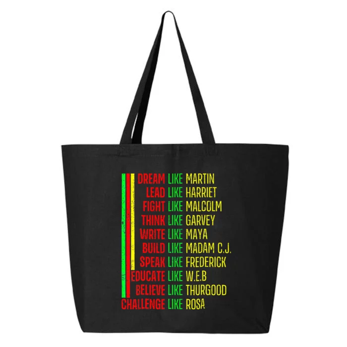 Black History Pride Martin Black Afro African 25L Jumbo Tote