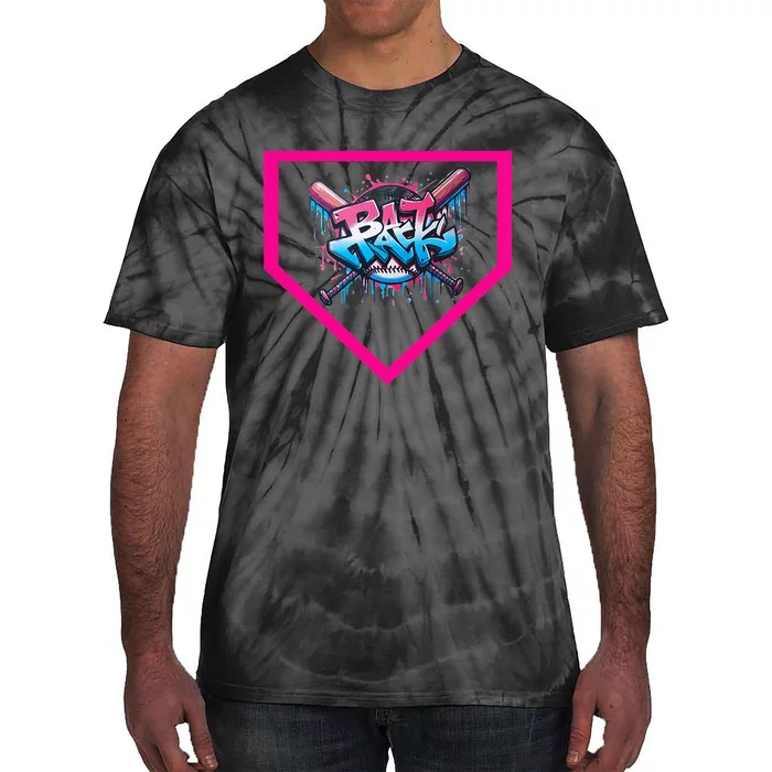 B.A.S.E.B.A.Ll Home Plate Graffiti Tie-Dye T-Shirt