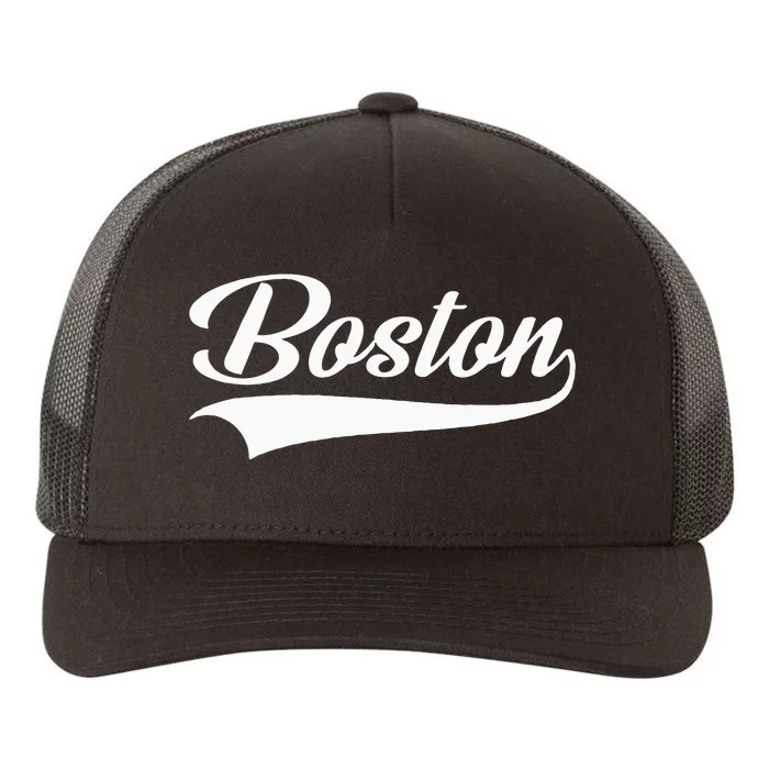 Boston Hometown Pride Massachusetts Yupoong Adult 5-Panel Trucker Hat