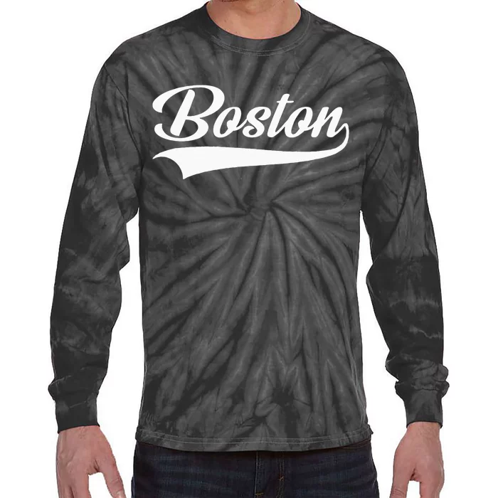 Boston Hometown Pride Massachusetts Tie-Dye Long Sleeve Shirt