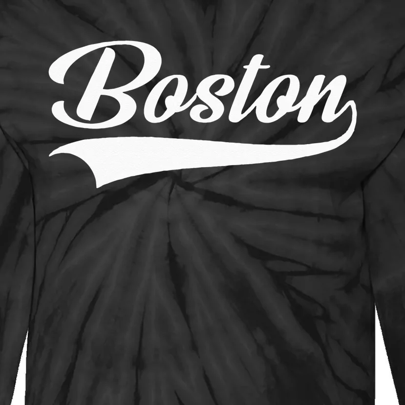 Boston Hometown Pride Massachusetts Tie-Dye Long Sleeve Shirt