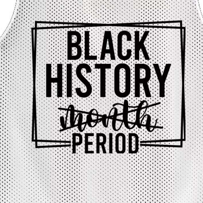 Black History Period Mesh Reversible Basketball Jersey Tank