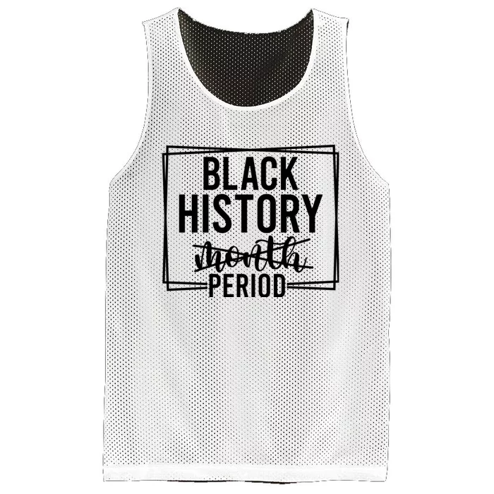 Black History Period Mesh Reversible Basketball Jersey Tank