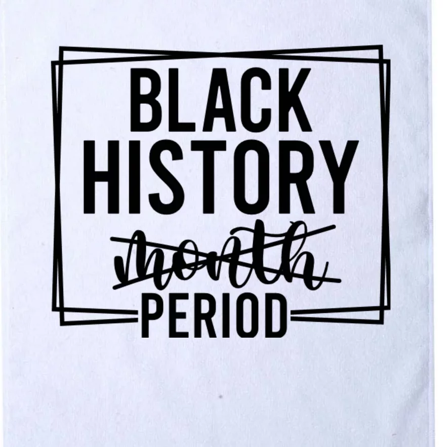 Black History Period Platinum Collection Golf Towel