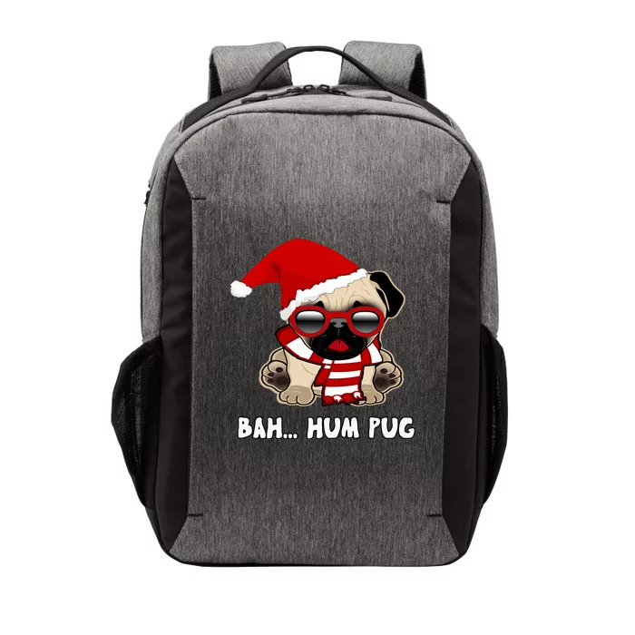 Bah Hum Pug Christmas Great Gift Vector Backpack