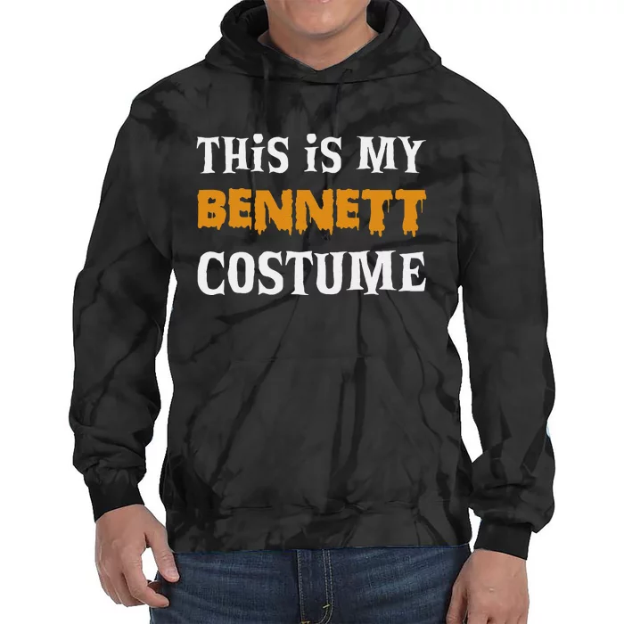 Bennett Halloween Personalized Costume Funny Tie Dye Hoodie