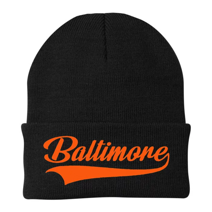 Baltimore Hometown Pride MD Throwback Knit Cap Winter Beanie