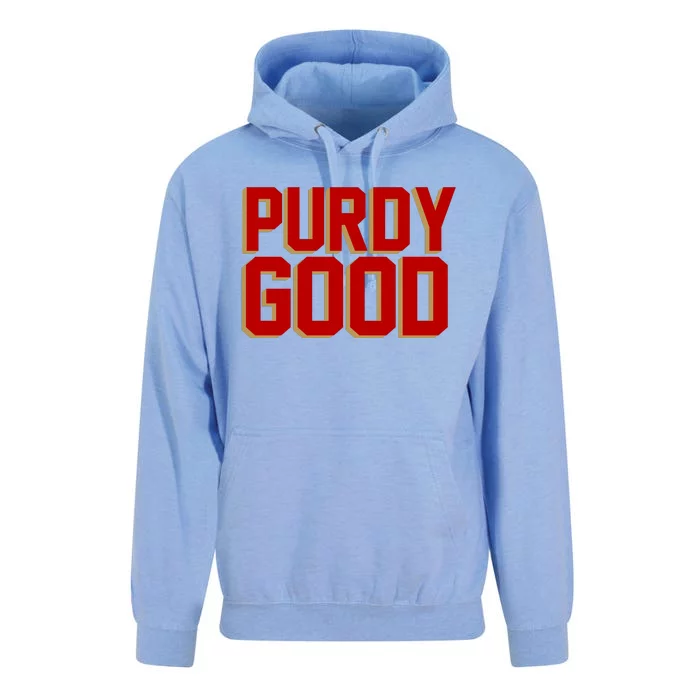 Brock Hard Purdy Good Mr Irrelevant 262 San Francisco Fan Unisex Surf Hoodie