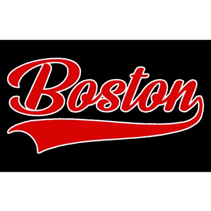 Boston Hometown Pride Throwback Design Print Classic Bumper Sticker