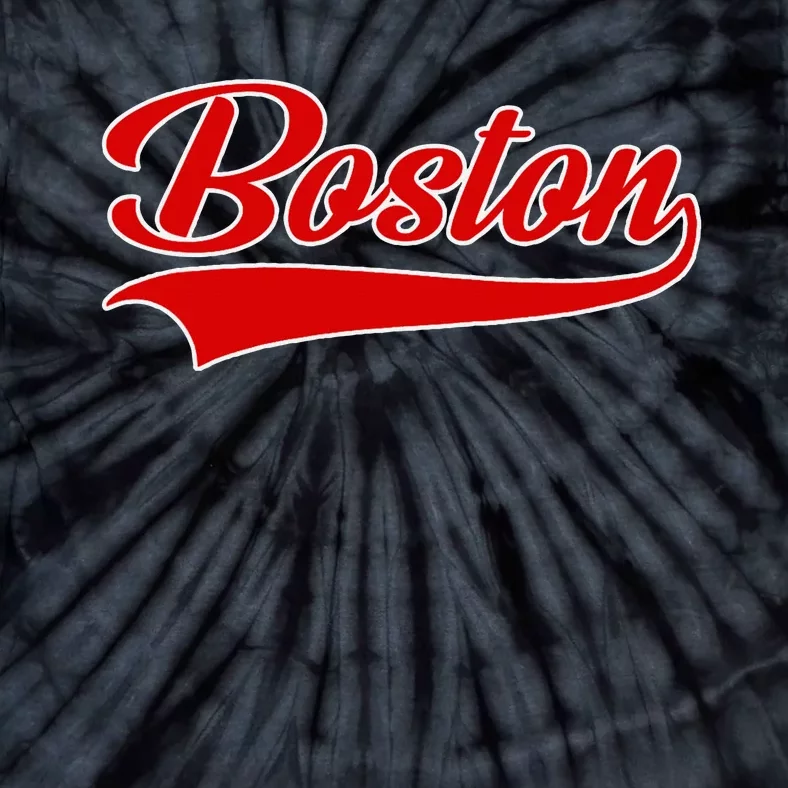 Boston Hometown Pride Throwback Design Print Classic Tie-Dye T-Shirt