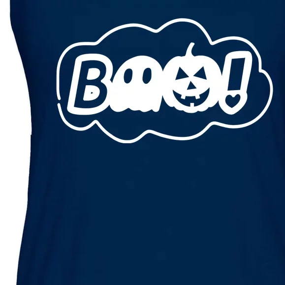 Boo Halloween Pumpkin Season Ladies Essential Flowy Tank