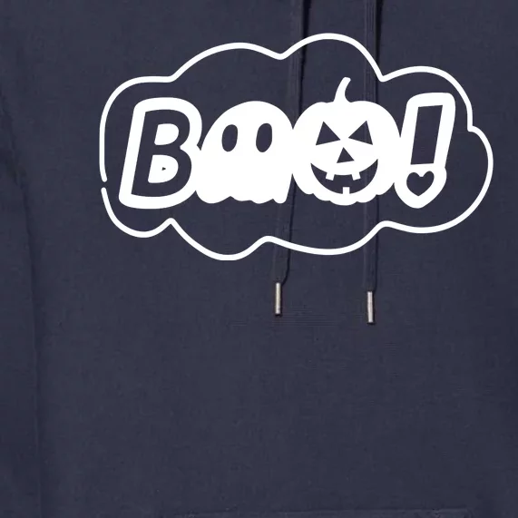 Boo Halloween Pumpkin Season Premium Hoodie