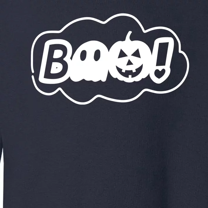 Boo Halloween Pumpkin Season Toddler Sweatshirt