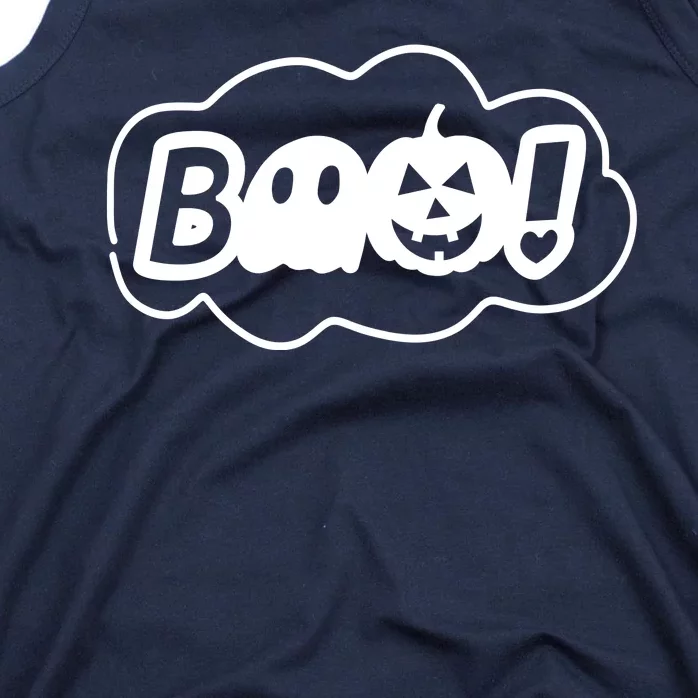 Boo Halloween Pumpkin Season Tank Top