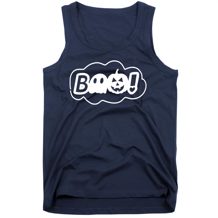 Boo Halloween Pumpkin Season Tank Top