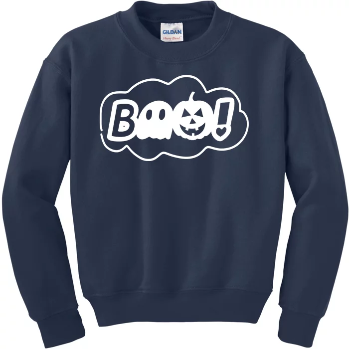 Boo Halloween Pumpkin Season Kids Sweatshirt