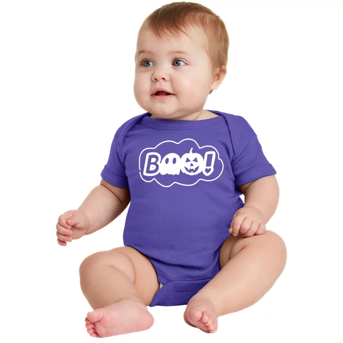 Boo Halloween Pumpkin Season Baby Bodysuit