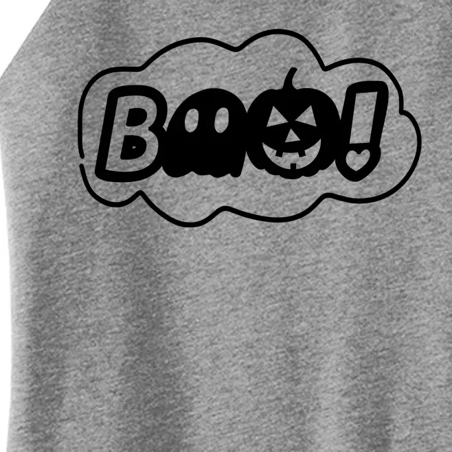 Boo Halloween Pumpkin Season Women’s Perfect Tri Rocker Tank