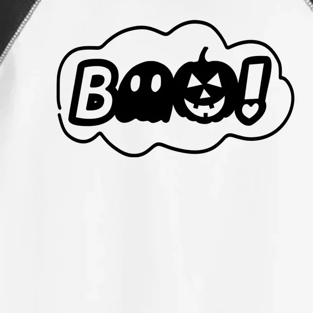 Boo Halloween Pumpkin Season Toddler Fine Jersey T-Shirt