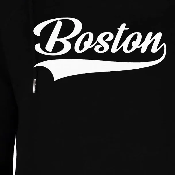 Boston Hometown Pride Massachusetts Womens Funnel Neck Pullover Hood