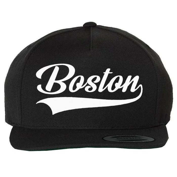 Boston Hometown Pride Massachusetts Wool Snapback Cap