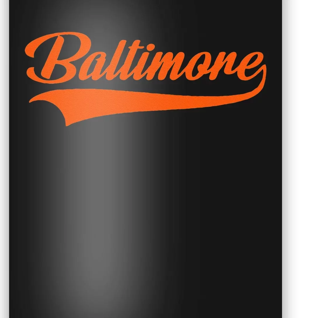 Baltimore Hometown Pride MD Throwback Design Poster