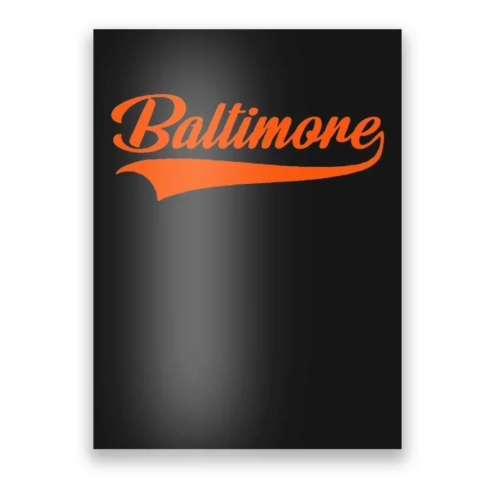 Baltimore Hometown Pride MD Throwback Design Poster