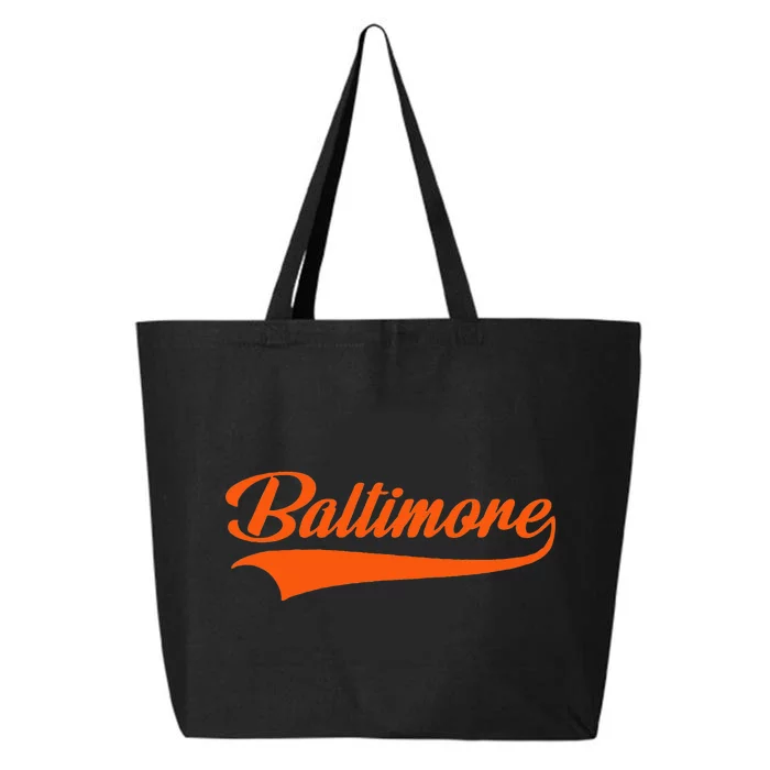 Baltimore Hometown Pride MD Throwback Design 25L Jumbo Tote