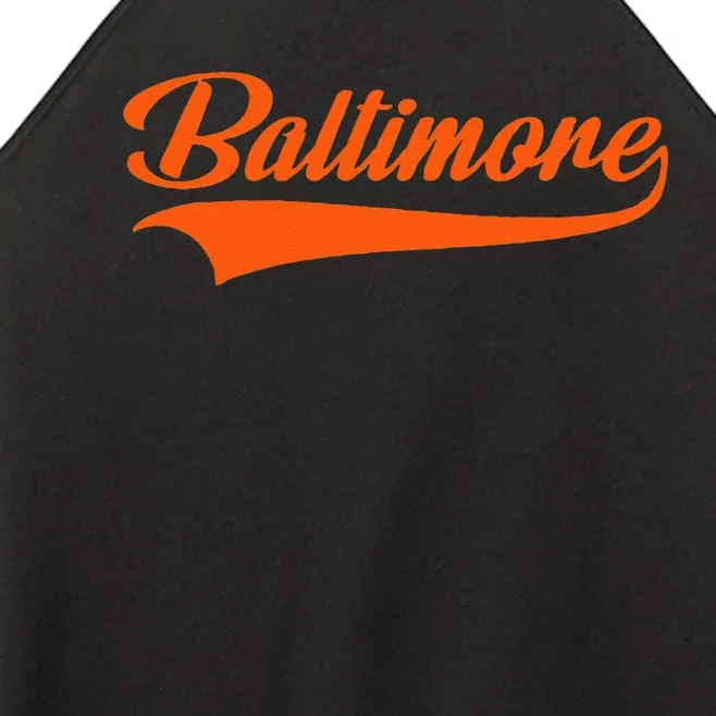 Baltimore Hometown Pride MD Throwback Design Women’s Perfect Tri Rocker Tank