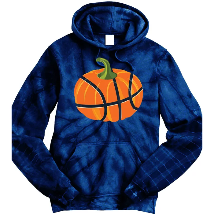 Basketball Halloween Pumpkin Boy Thanksgiving Gift Tie Dye Hoodie