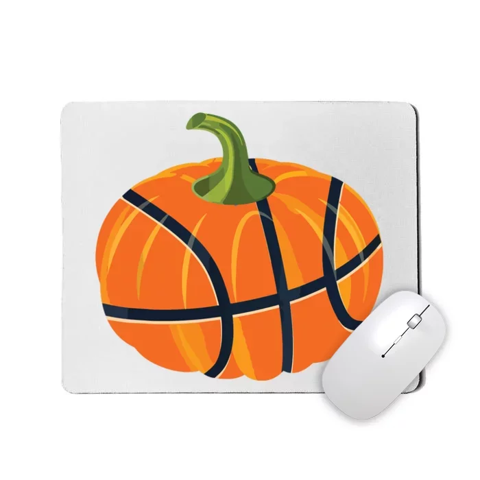 Basketball Halloween Pumpkin Boy Thanksgiving Gift Mousepad