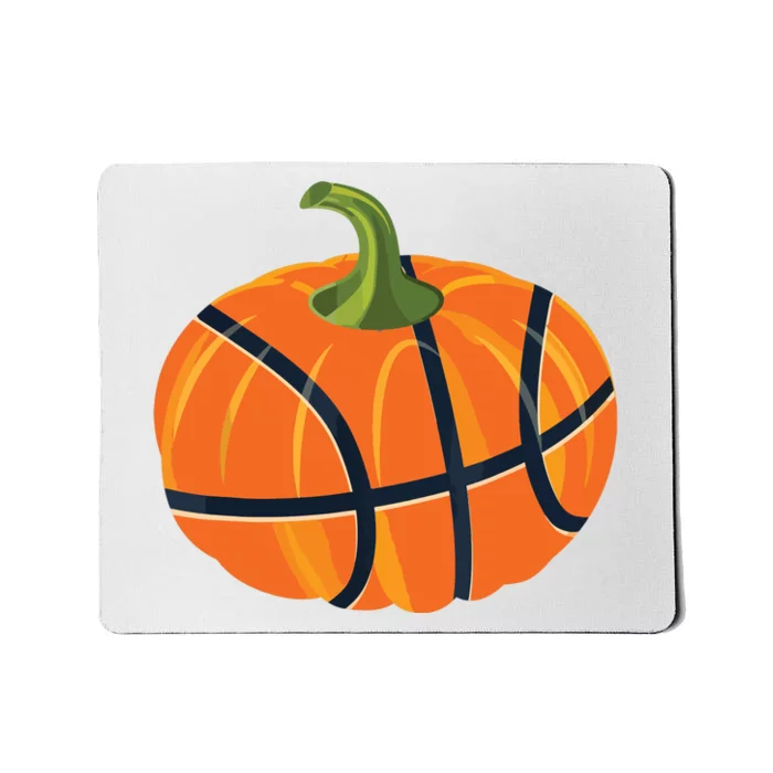 Basketball Halloween Pumpkin Boy Thanksgiving Gift Mousepad