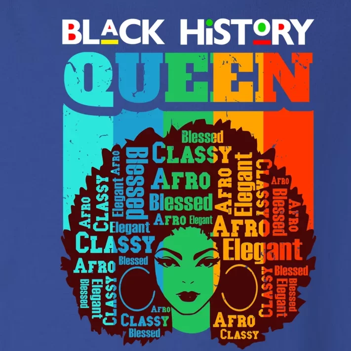 Black History Queen Melanin Queens Mom Auntie Sista Sister Meaningful Gift Toddler Long Sleeve Shirt