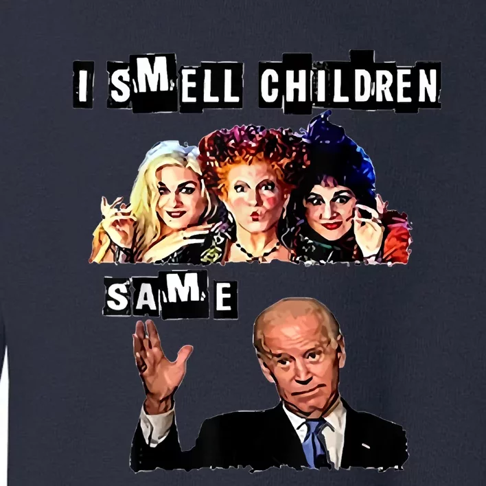 Biden Halloween, Republicans Halloween Sarcastic Biden Funny Toddler Sweatshirt