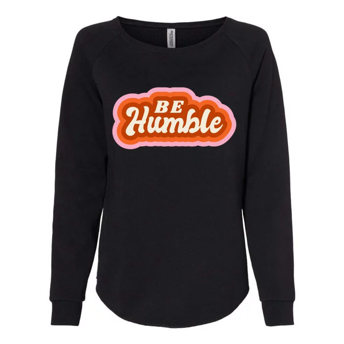 Be Humble Retro Womens California Wash Sweatshirt