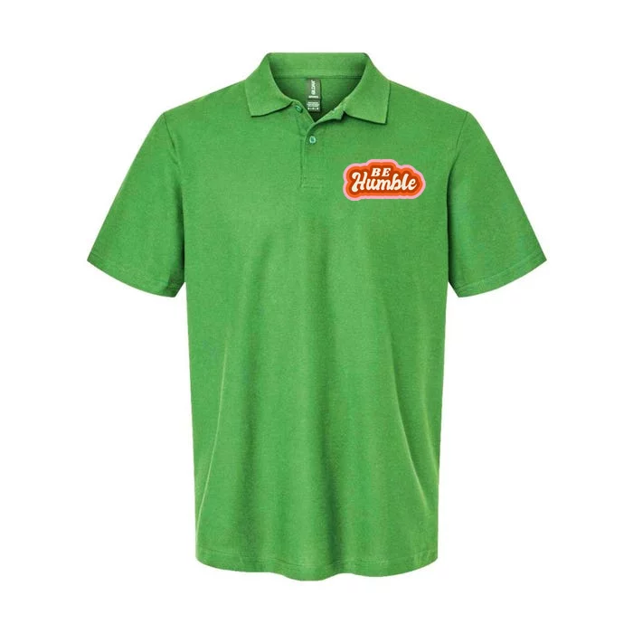 Be Humble Retro Softstyle Adult Sport Polo