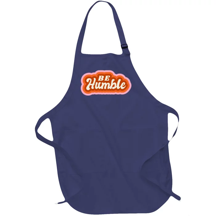 Be Humble Retro Full-Length Apron With Pocket