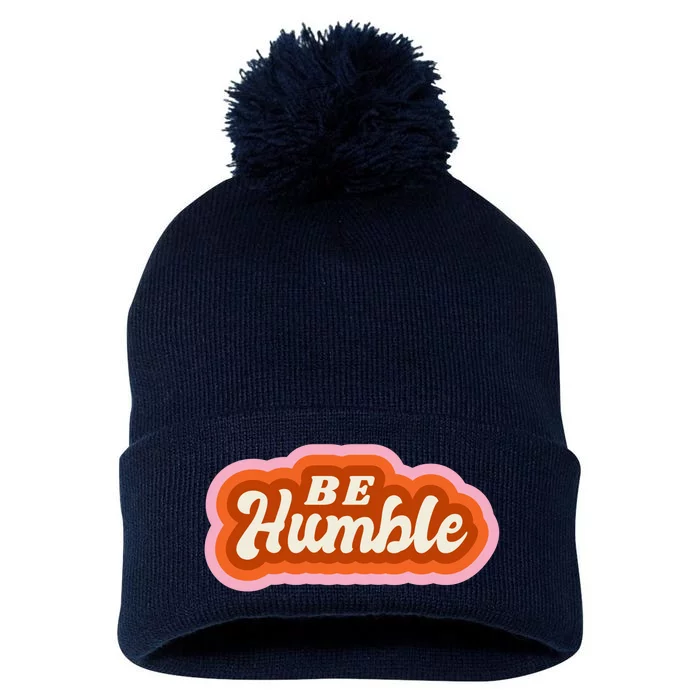 Be Humble Retro Pom Pom 12in Knit Beanie