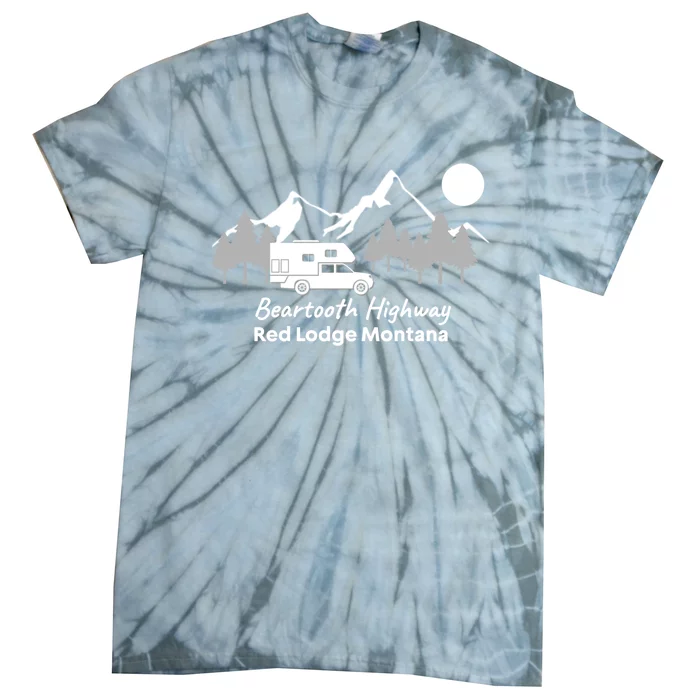 Beartooth Highway Red Lodge Montana Truck Camper Funny Gift Tie-Dye T-Shirt