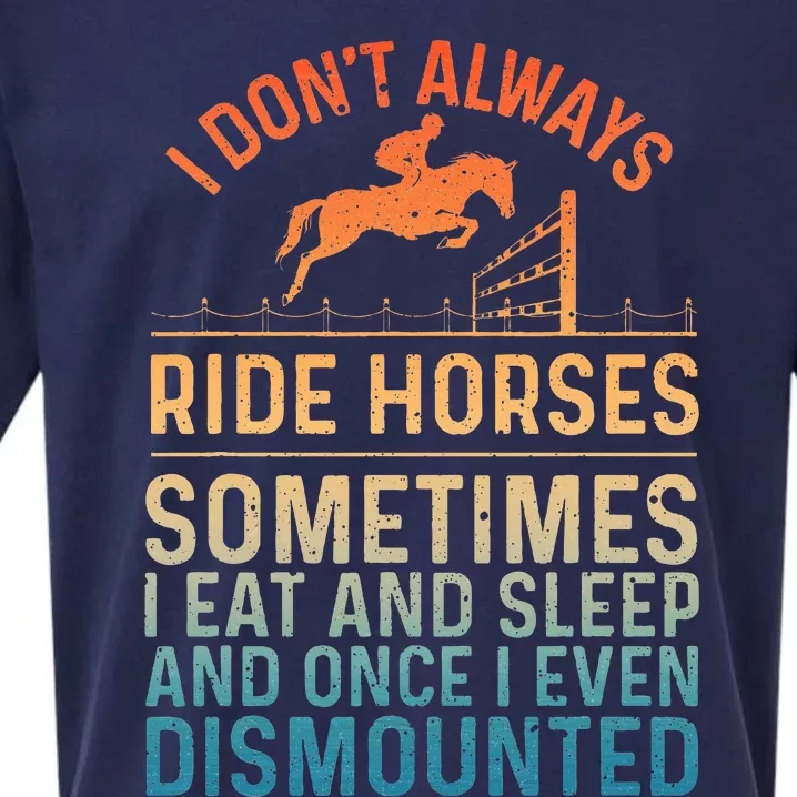 Best Horse Riding Art Equestrian Horse Racing Sueded Cloud Jersey T-Shirt