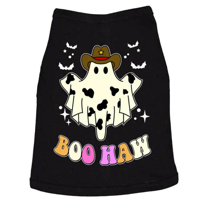 Boo Haw Retro Western Halloween Doggie Tank