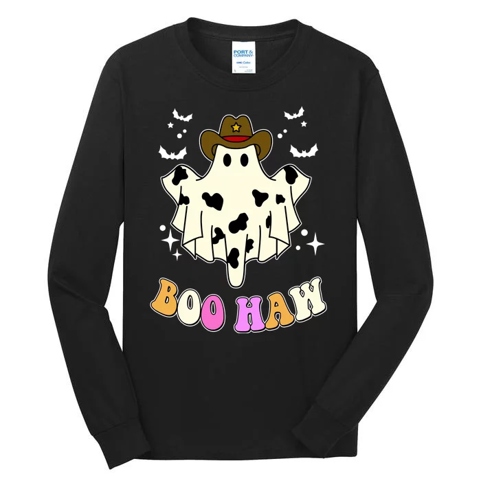 Boo Haw Retro Western Halloween Tall Long Sleeve T-Shirt