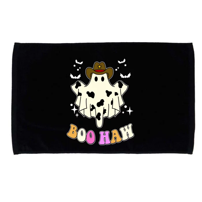 Boo Haw Retro Western Halloween Microfiber Hand Towel